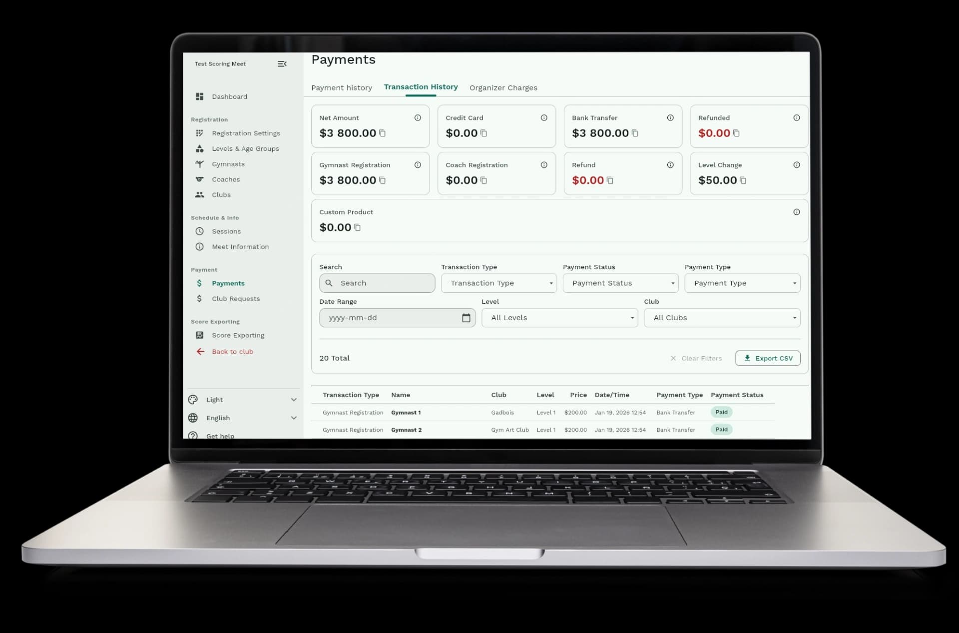 Track payments from any method