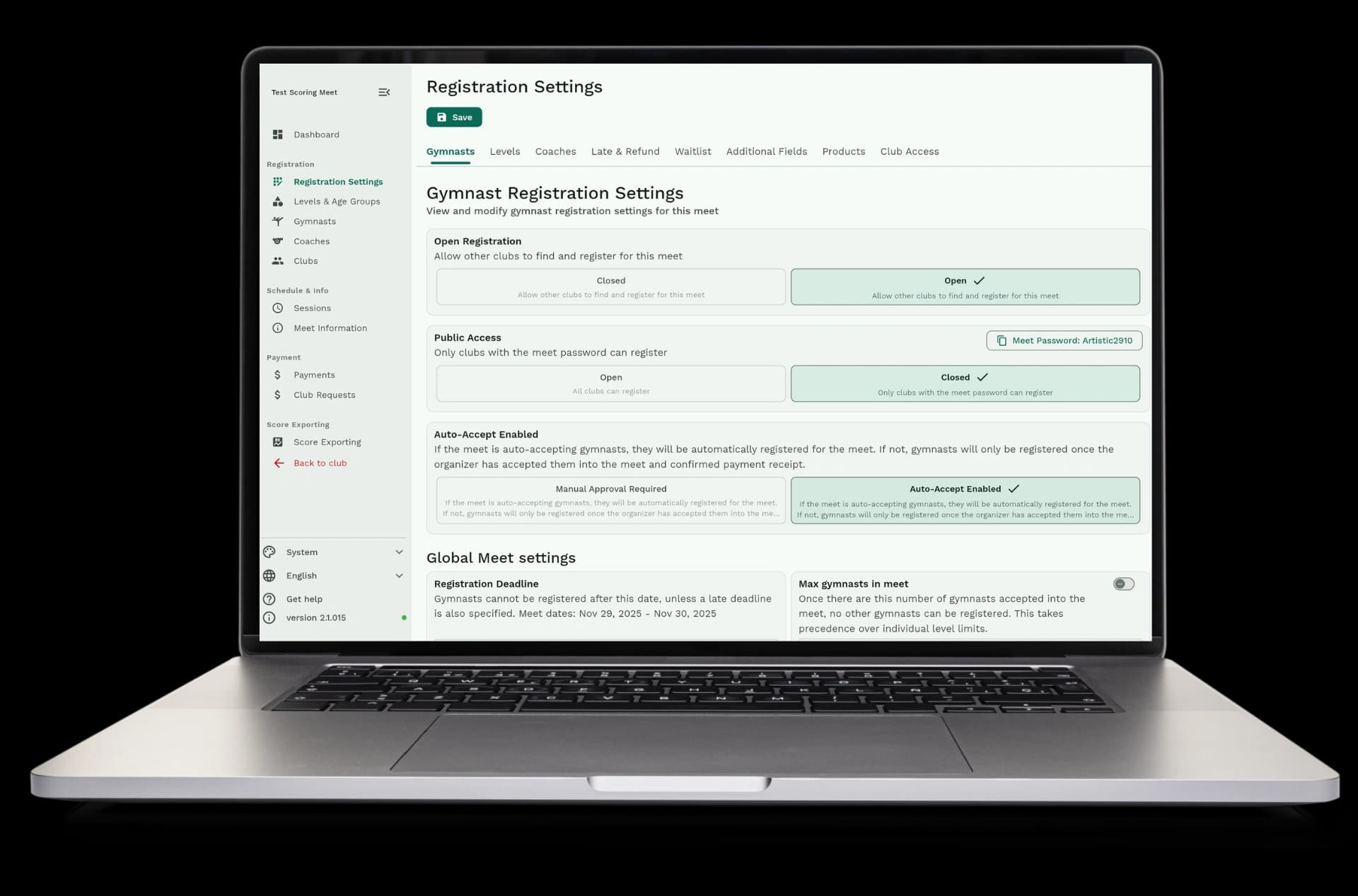 Mettez votre compétition en ligne en quelques minutes