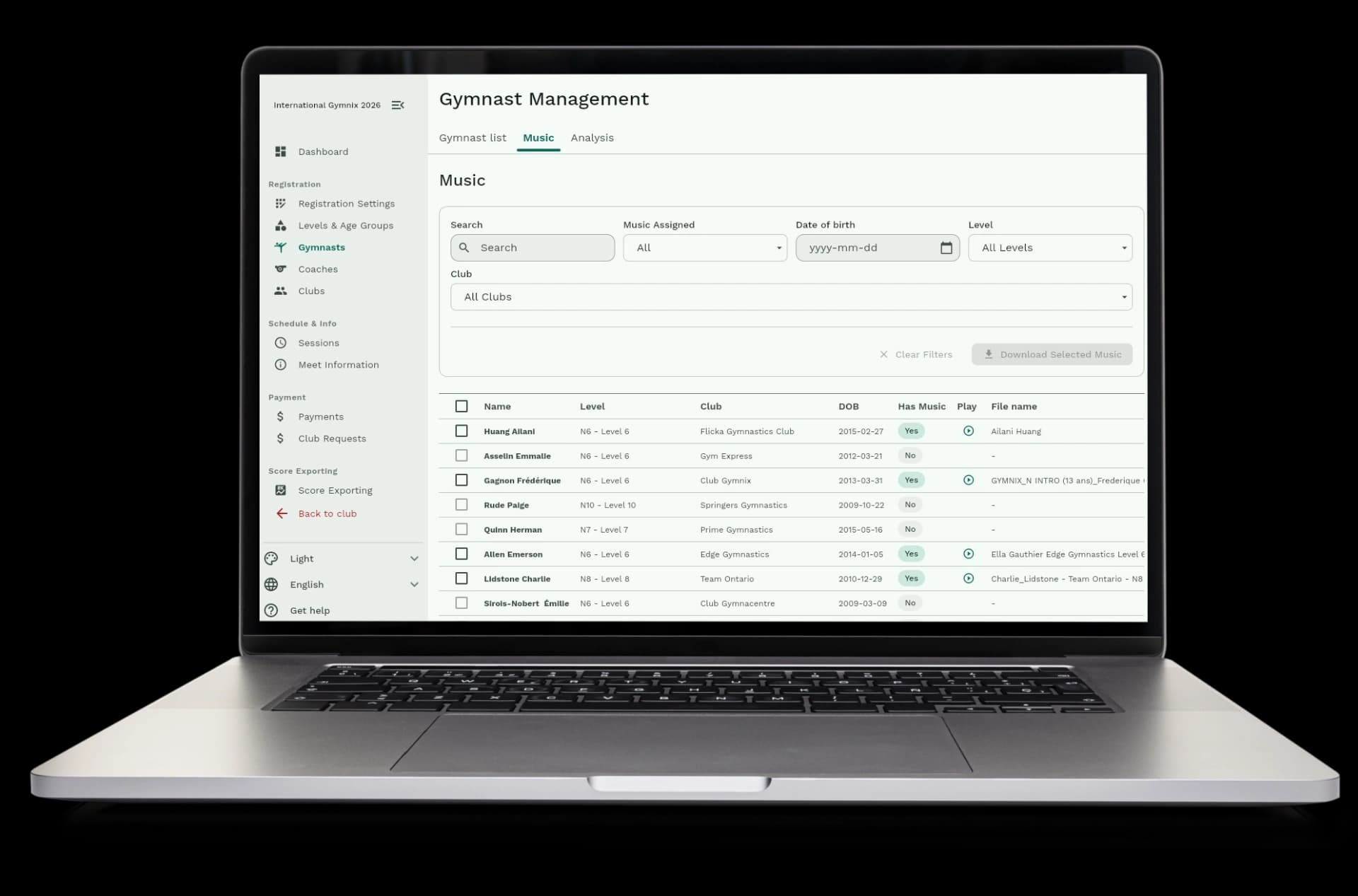 Fonctionnalités puissantes de gestion musicale