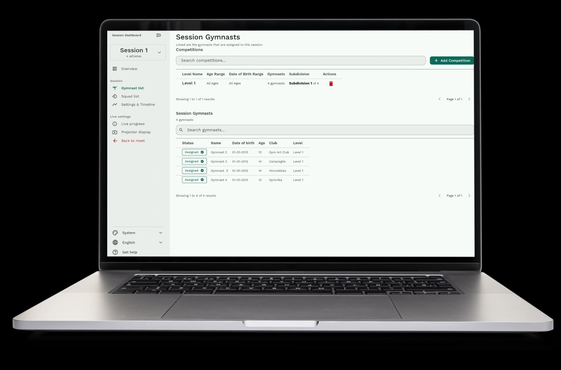 The system balances everything automatically